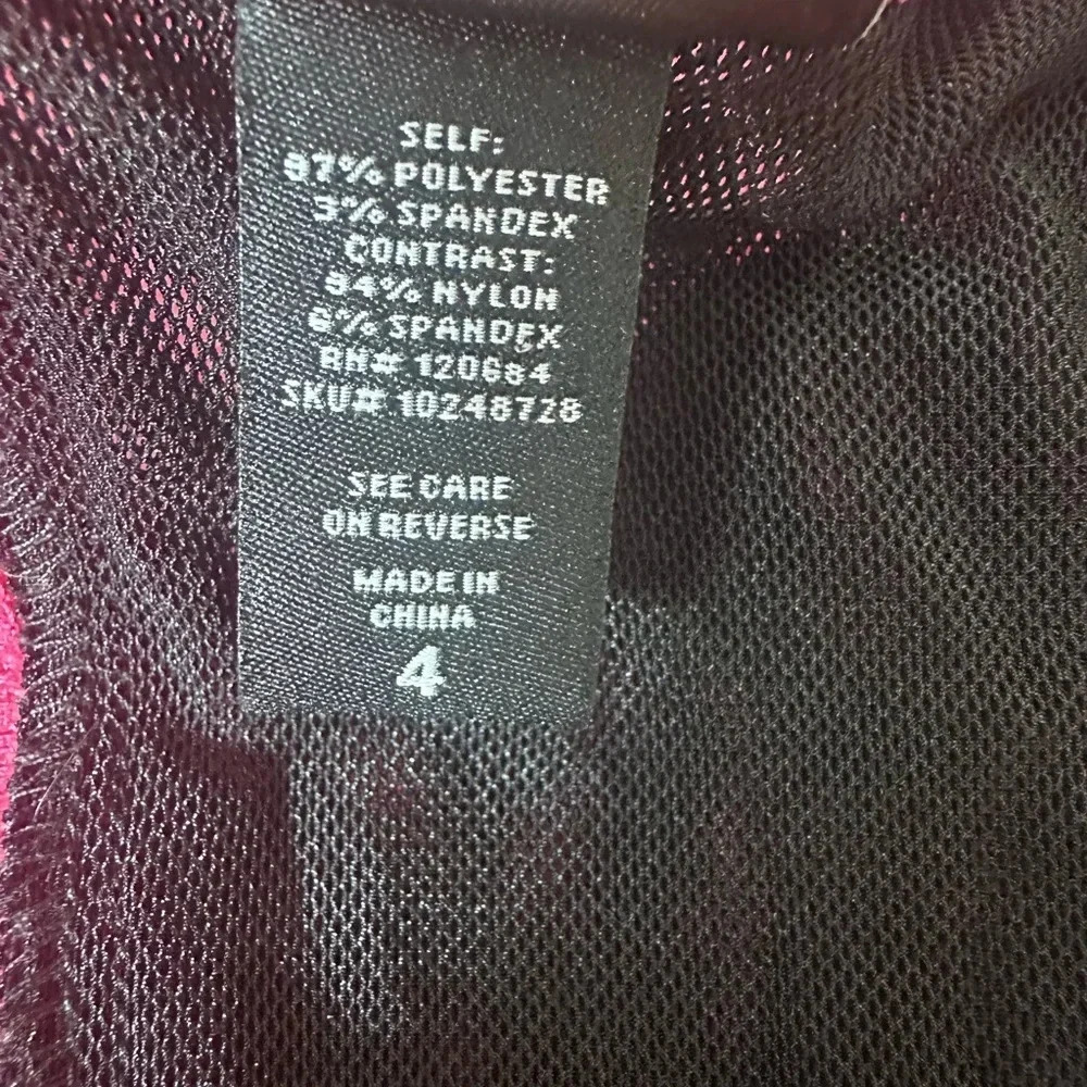 ✅ 3 for $15 ✅ Torrid pink sleeveless top black mesh on the back size 4-4X/26 - Picture 9 of 10